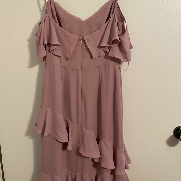 “Waye” Long Formal Dress with ruffles - Picture 5 of 8